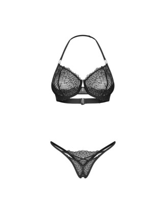 Iliosa ensemble 2 pièces ouvert - Noir